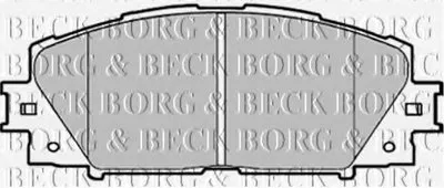 Комплект тормозных колодок, дисковый тормоз BORG & BECK купить