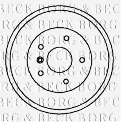 Тормозной барабан BORG & BECK купить
