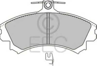 Комплект тормозных колодок, дисковый тормоз EEC купить