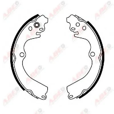 Комплект тормозных колодок ABE купить