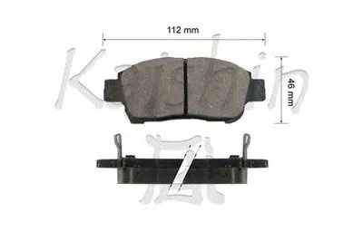Комплект тормозных колодок, дисковый тормоз KAISHIN купить