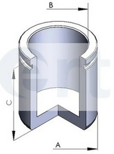 Поршень, корпус скобы тормоза ERT купить