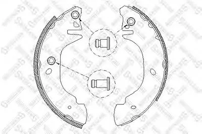 Комплект тормозных колодок STELLOX купить
