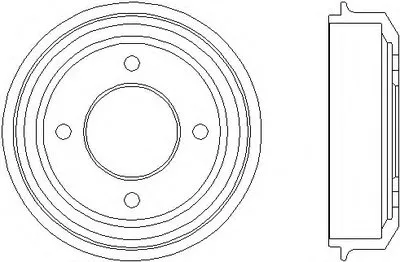 Тормозной барабан HELLA PAGID купить