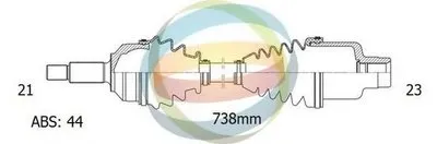 Приводной вал ODM-MULTIPARTS купить