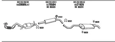 Система выпуска ОГ WALKER купить