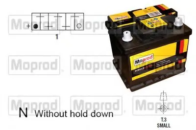 Стартерная аккумуляторная батарея Moprod QUINTON HAZELL купить