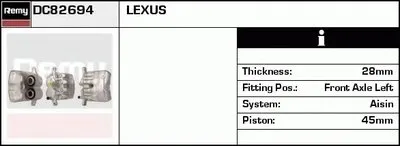 Тормозной суппорт Remanufactured REMY (Multiline) DELCO REMY купить