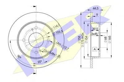 Тормозной диск ICER купить