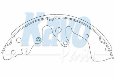 Комплект тормозных колодок KAVO PARTS купить