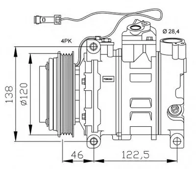 Компрессор, кондиционер NRF купить