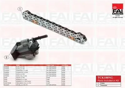 Комплект цепи привода распредвала FAI AutoParts купить