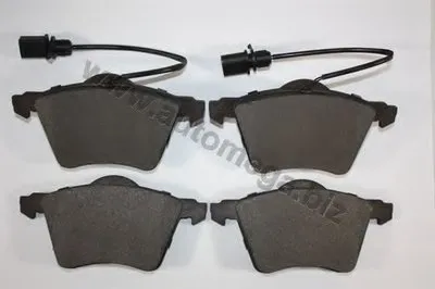 Комплект тормозных колодок, дисковый тормоз AutoMega Premium AUTOMEGA купить