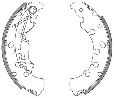 Комплект тормозных колодок ADVANCE OPEN PARTS купить