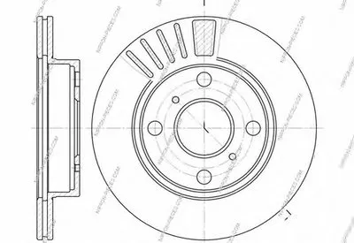 Тормозной диск NPS купить