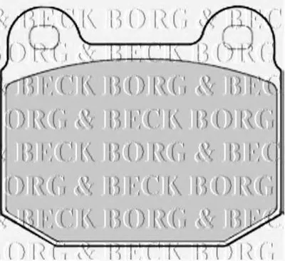 Комплект тормозных колодок, дисковый тормоз BORG & BECK купить