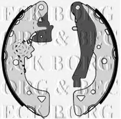Комплект тормозных колодок BORG & BECK купить