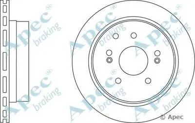 Тормозной диск APEC braking купить
