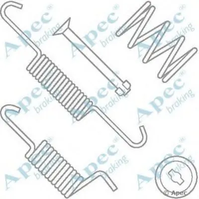 Комплектующие, тормозная колодка APEC braking купить