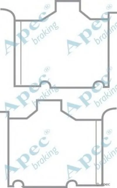 Комплектующие, тормозные колодки APEC braking купить