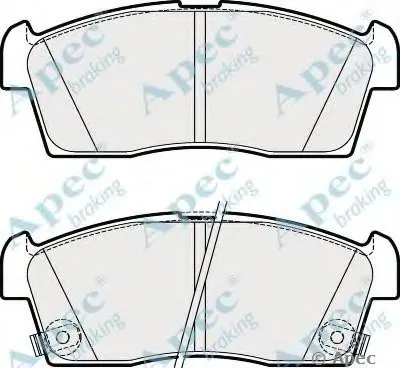 Комплект тормозных колодок, дисковый тормоз APEC braking купить