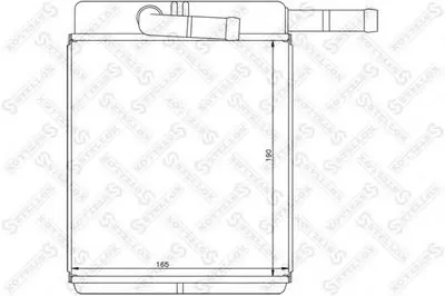 Теплообменник, отопление салона STELLOX купить