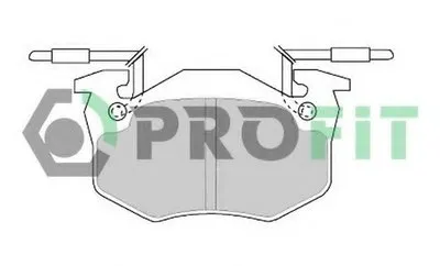 Комплект тормозных колодок, дисковый тормоз PROFIT купить