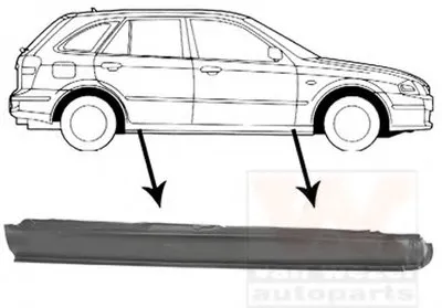 Накладка порога VAN WEZEL купить