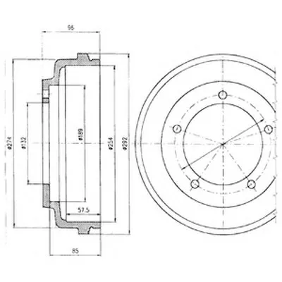 Тормозной барабан DELPHI купить