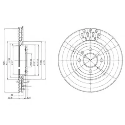 Тормозной диск DELPHI купить