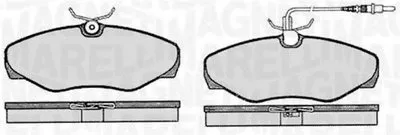 Комплект тормозных колодок, дисковый тормоз MAGNETI MARELLI купить