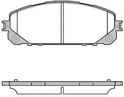 Комплект тормозных колодок, дисковый тормоз REMSA купить