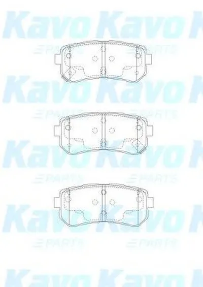Комплект тормозных колодок, дисковый тормоз MK KASHIYAMA KAVO PARTS купить