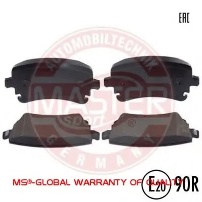 Комплект тормозных колодок, дисковый тормоз Anti-Noise MASTER-SPORT купить