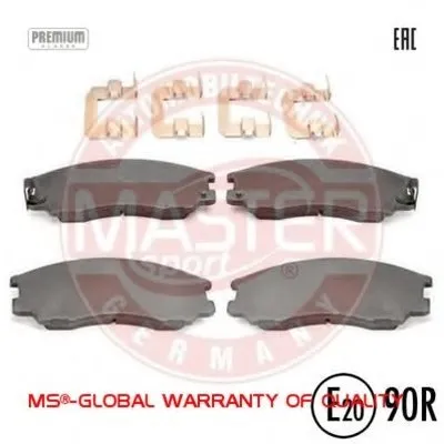 Комплект тормозных колодок, дисковый тормоз Anti-Noise MASTER-SPORT купить