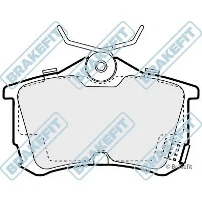 Комплект тормозных колодок, дисковый тормоз Brake Fit APEC braking купить