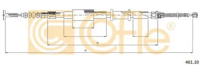 Трос, стояночная тормозная система COFLE купить