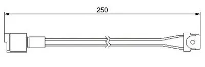 Сигнализатор, износ тормозных колодок BREMSI купить