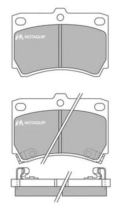 Комплект тормозных колодок, дисковый тормоз MOTAQUIP купить