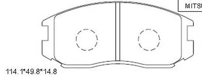 Комплект тормозных колодок, дисковый тормоз ASIMCO купить
