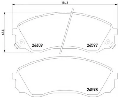 Комплект тормозных колодок, дисковый тормоз HELLA купить