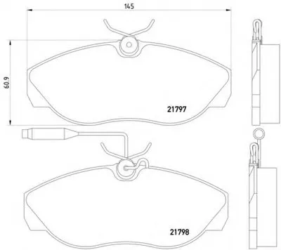 Комплект тормозных колодок, дисковый тормоз HELLA купить