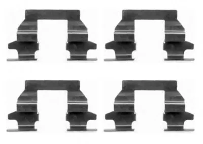 Комплектующие, колодки дискового тормоза HELLA купить