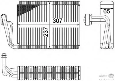 Испаритель, кондиционер BEHR HELLA SERVICE HELLA купить