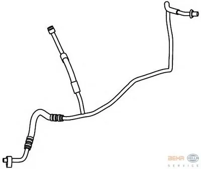 Трубопровод высокого давления, кондиционер BEHR HELLA SERVICE HELLA купить