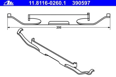 Пружина, тормозной суппорт ATE купить