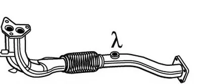 Труба выхлопного газа WALKER купить