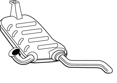 Глушитель выхлопных газов конечный WALKER купить