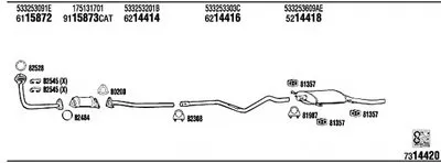 Система выпуска ОГ WALKER купить