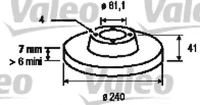 Тормозной диск VALEO купить